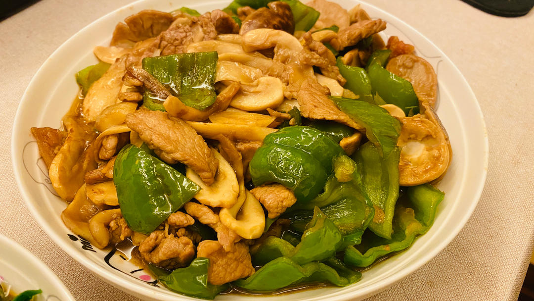 赤松茸炒肉