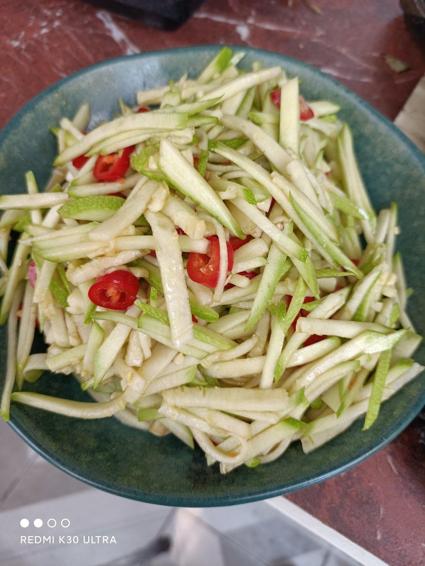 一定要试试的清新爽口凉拌西葫芦