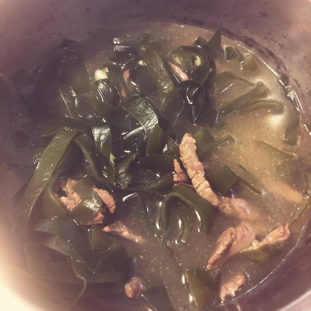 不好喝负法律责任的韩式海带汤