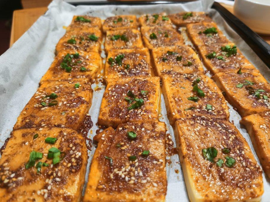 烤箱烤豆腐