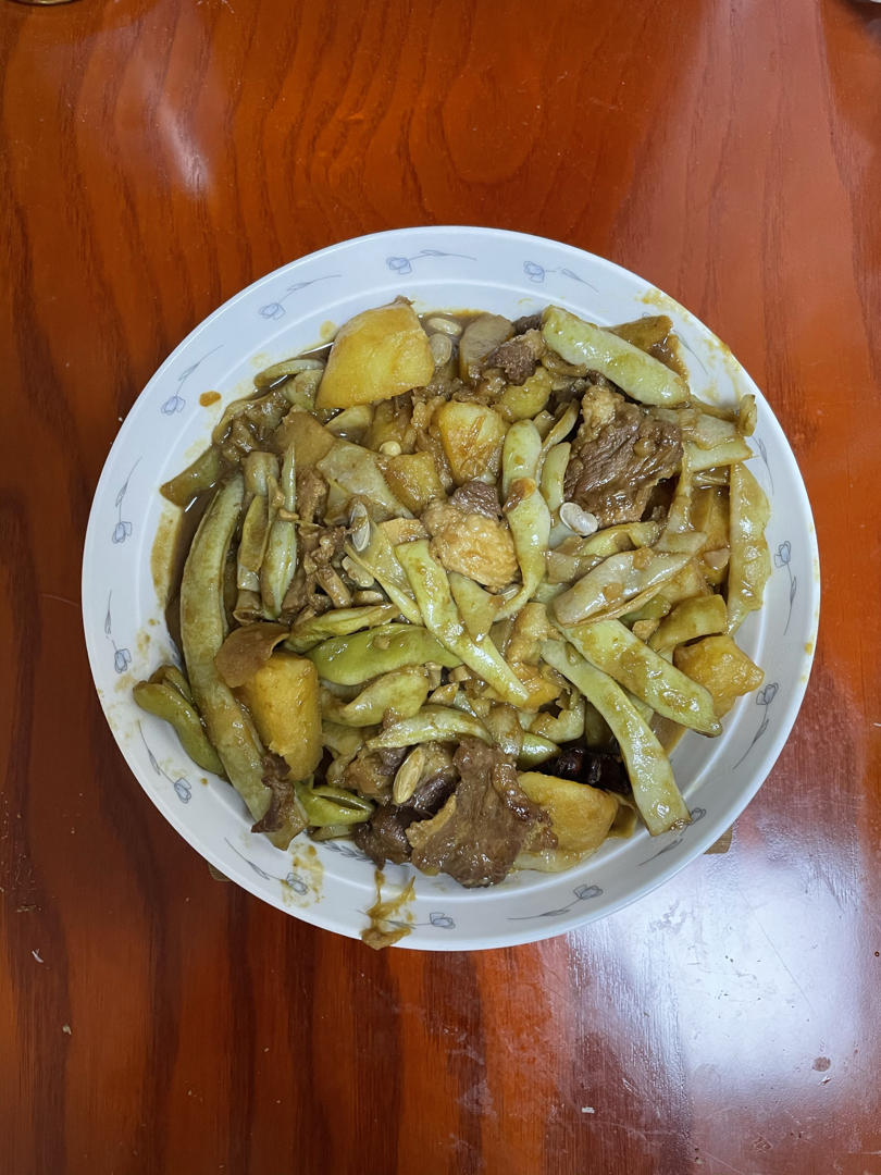 不吃两碗饭你找我！东北做法 酱炖芸豆土豆五花肉