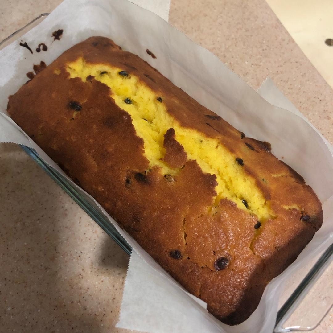 轻盈百香果磅蛋糕
