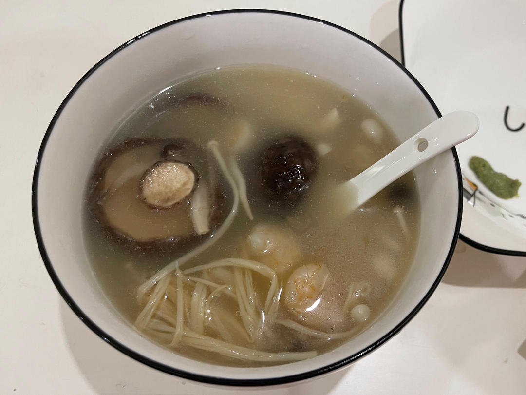 低卡减脂餐~三鲜菌菇汤