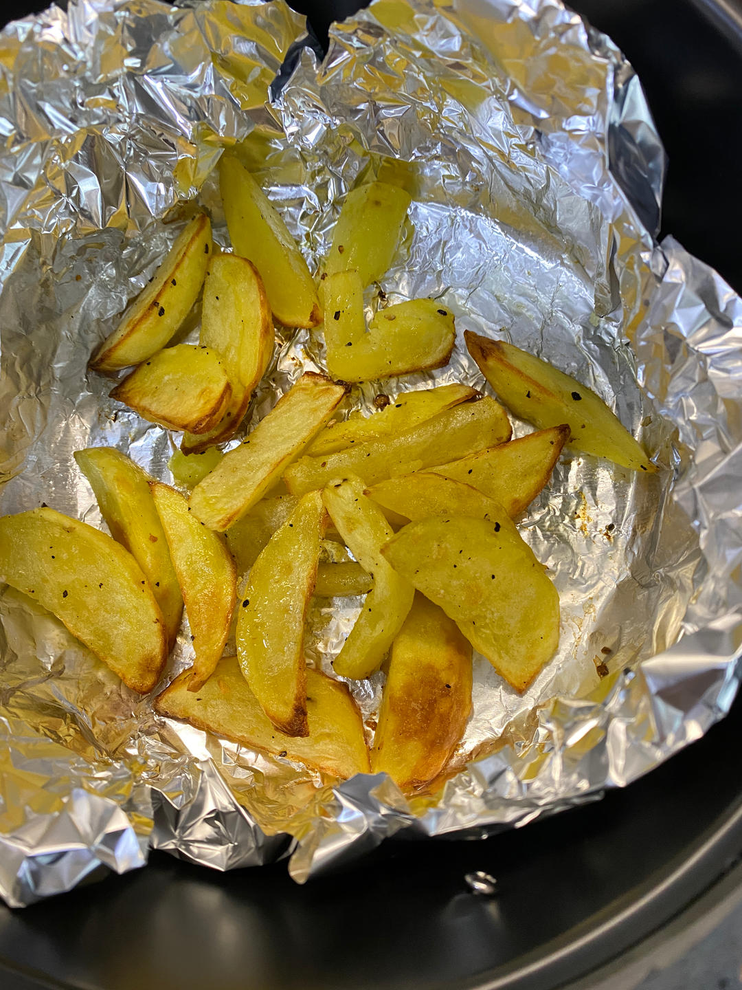 空气炸锅美食-炸薯角！m记薯条的同款香
