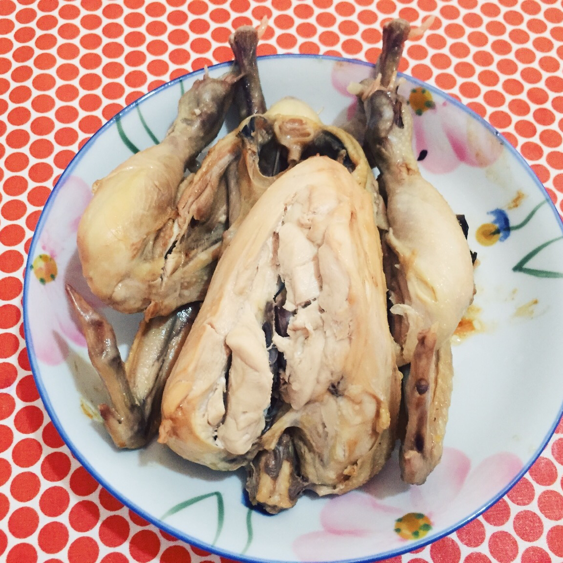 电饭锅简易版：盐焗手撕鸡