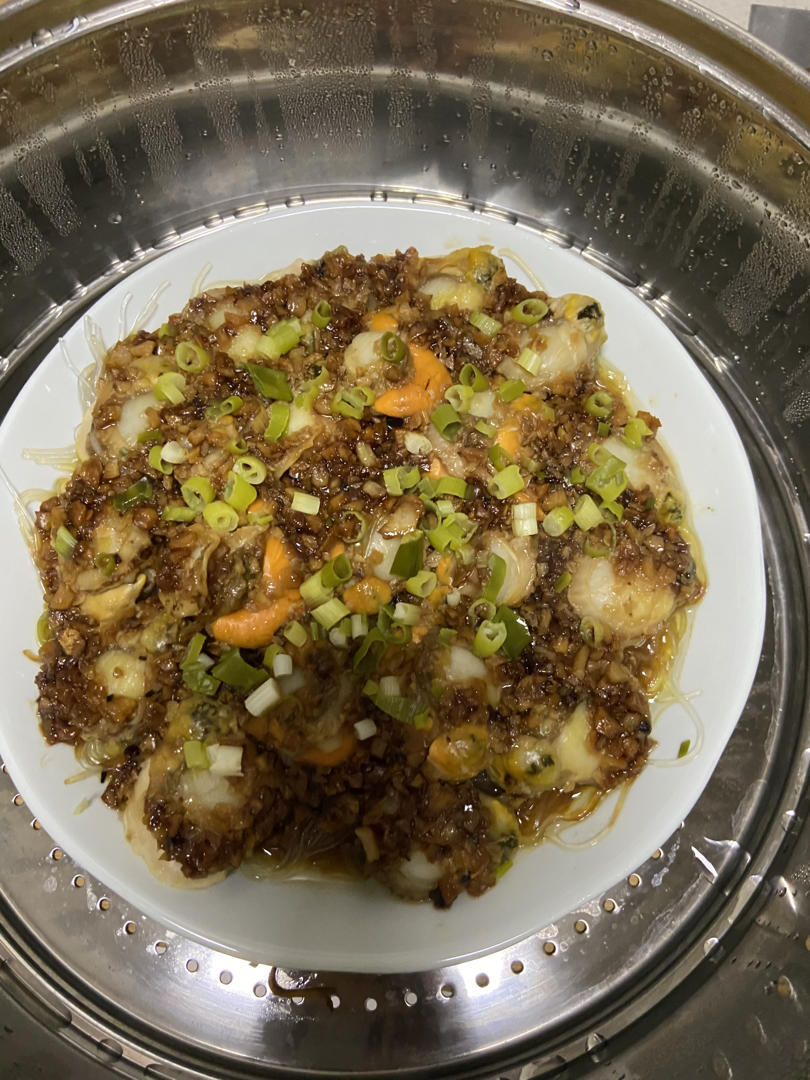 蒜蓉粉丝蒸扇贝
