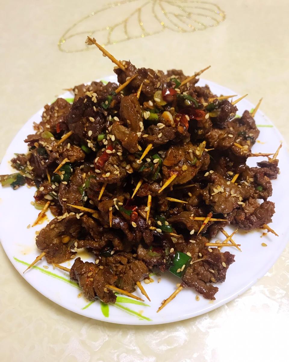 牙签牛肉 道地湖南味