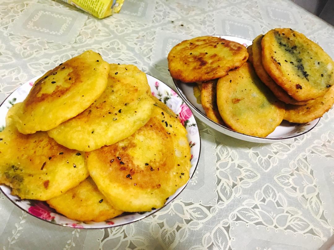 糯米红薯饼