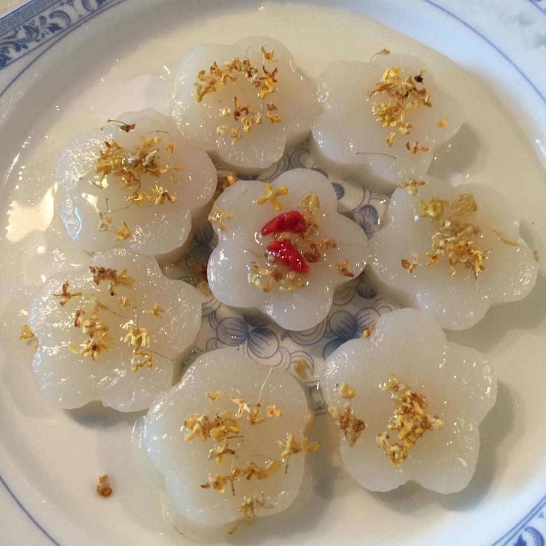水晶桂花糕