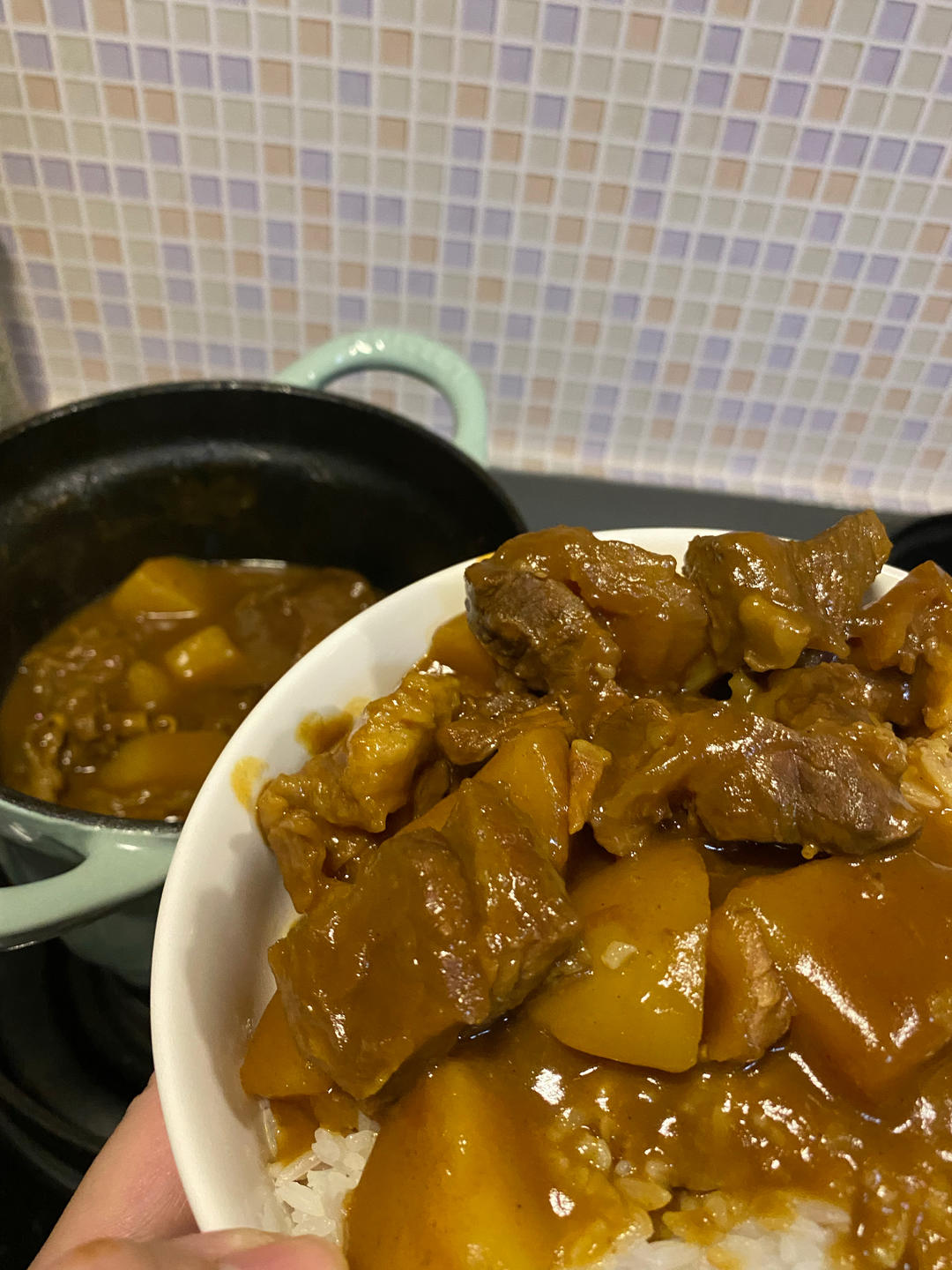 咖喱炖牛腩【珐琅锅食谱11月】