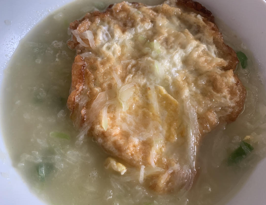 黄磊同款萝卜丝煎蛋汤