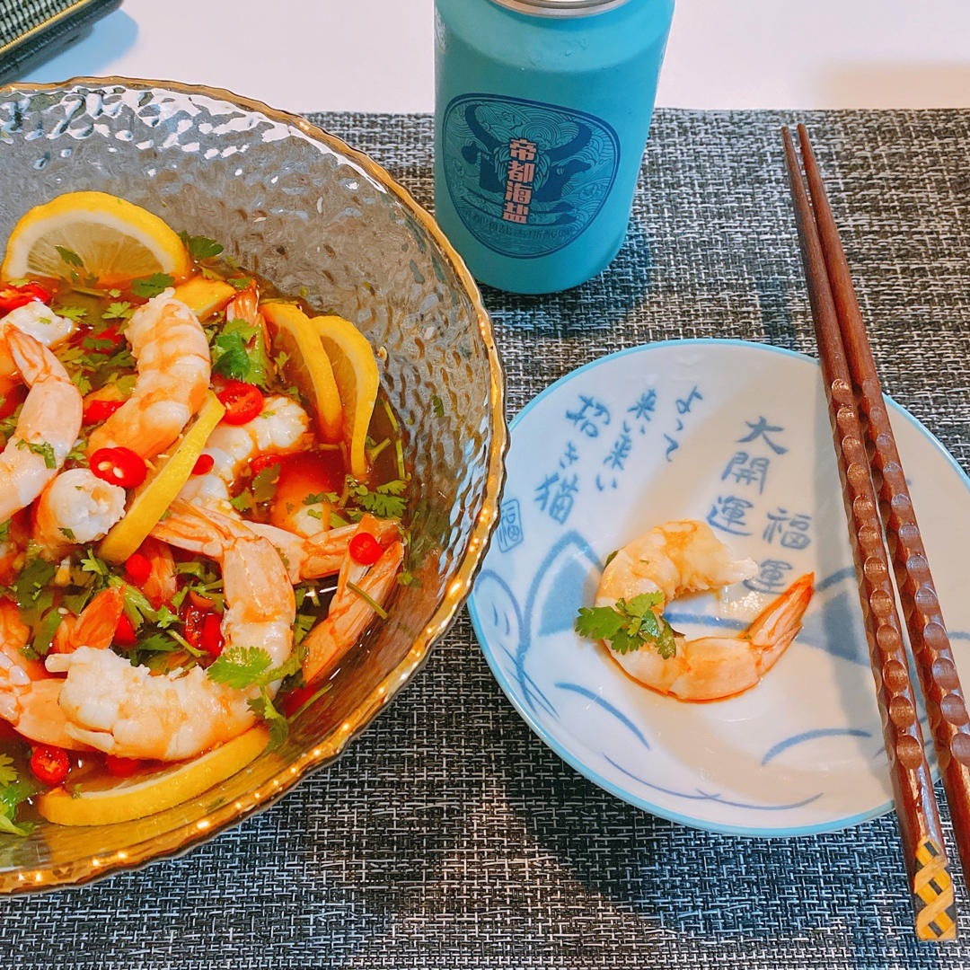 泰式柠檬虾｜酸辣凉爽才是夏