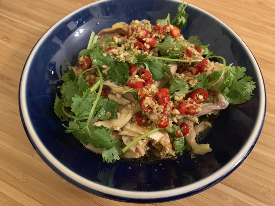 香辣手撕鸡(清爽版)的做法