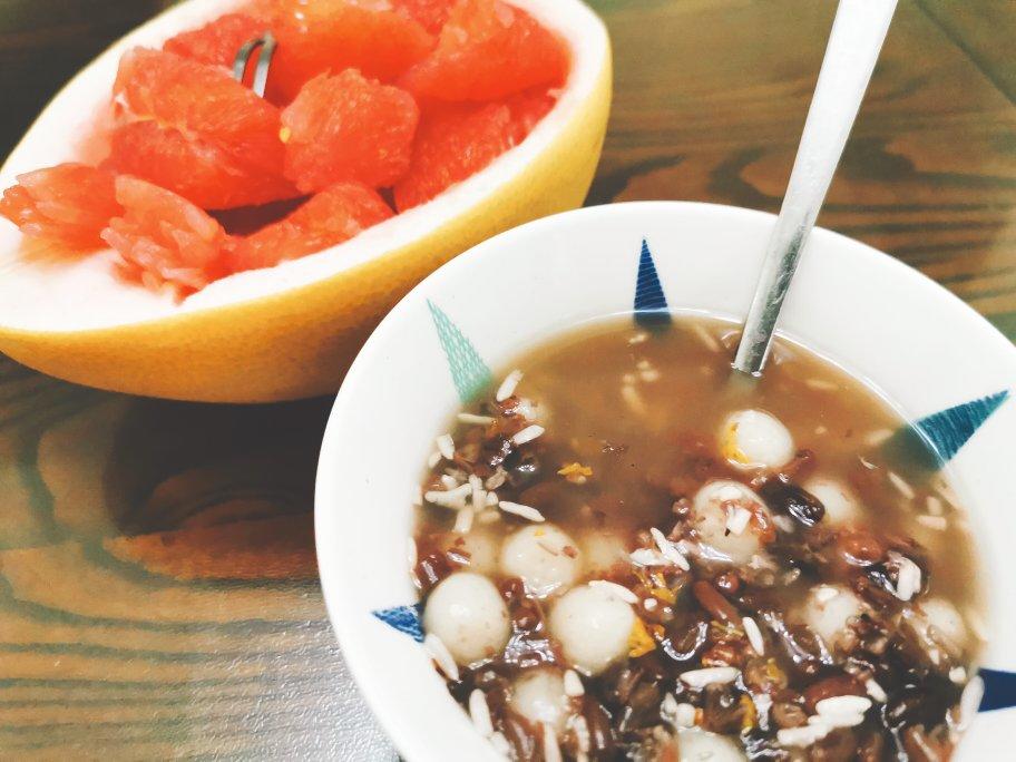 酒酿赤豆小圆子
