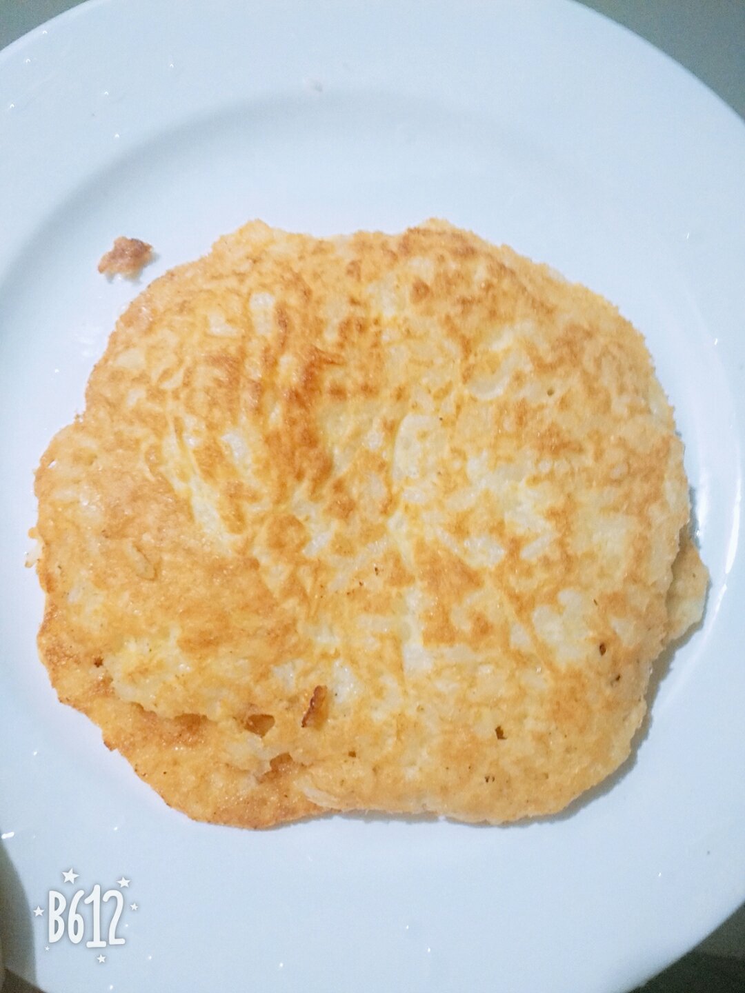 剩米饭鸡蛋煎饼