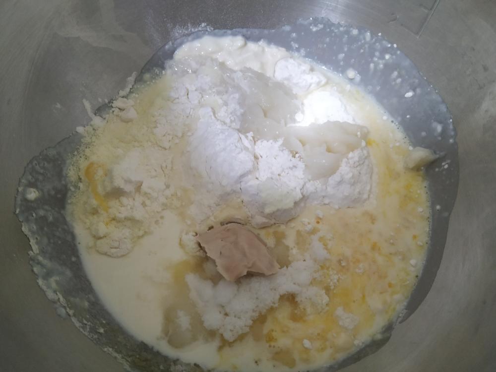 纯奶手撕吐司的做法 步骤1