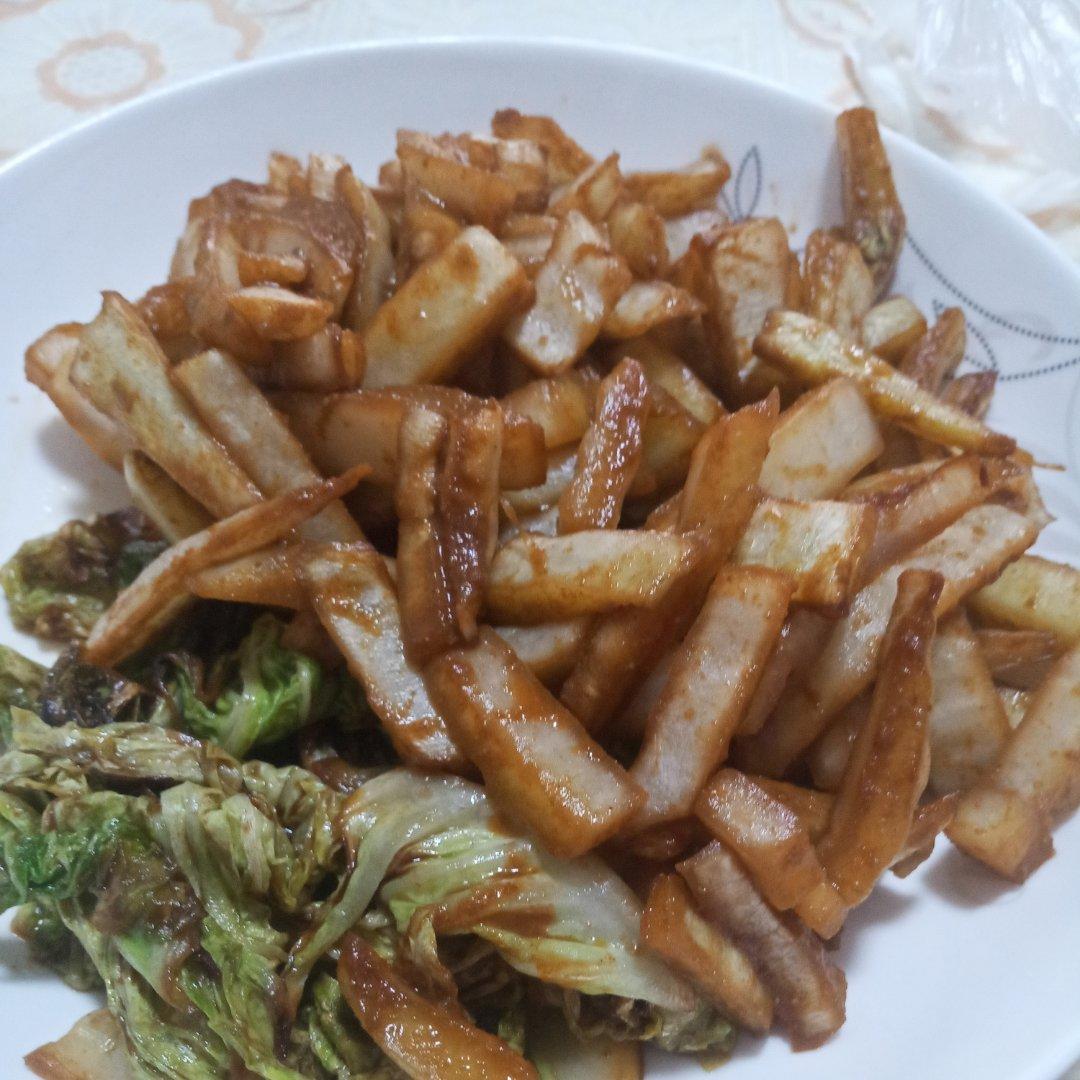 烤箱烤大白菜好吃停不下来