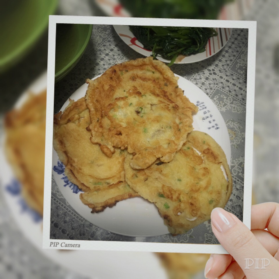 香葱鸡蛋饼