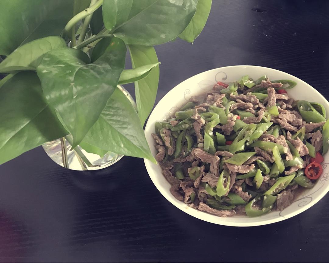尖椒炒牛肉