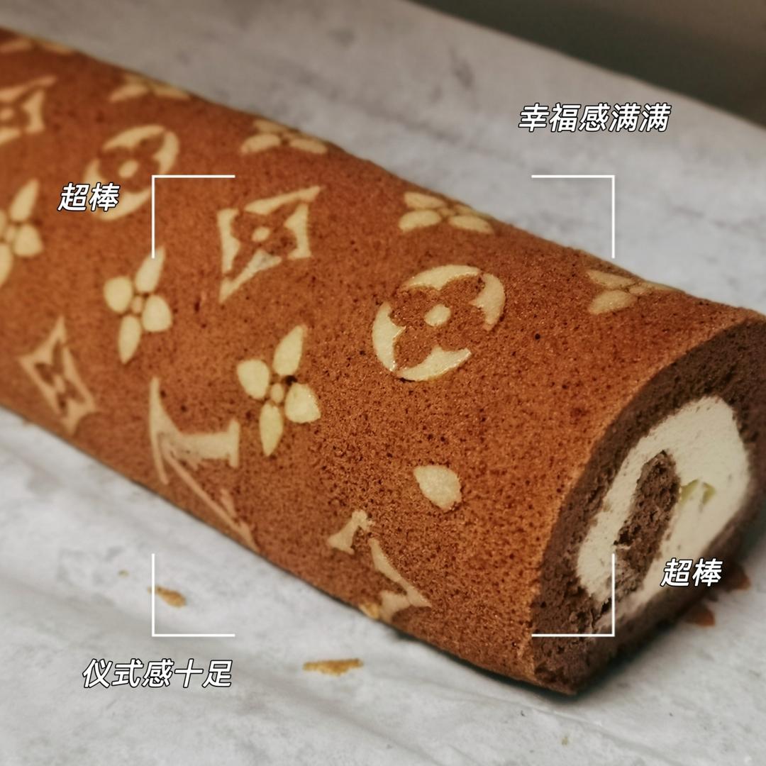 LV老花蛋糕卷✨ 今年过年不送礼，送礼只送LV！