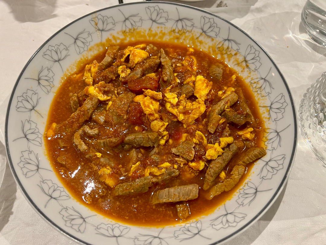 滑蛋番茄牛肉