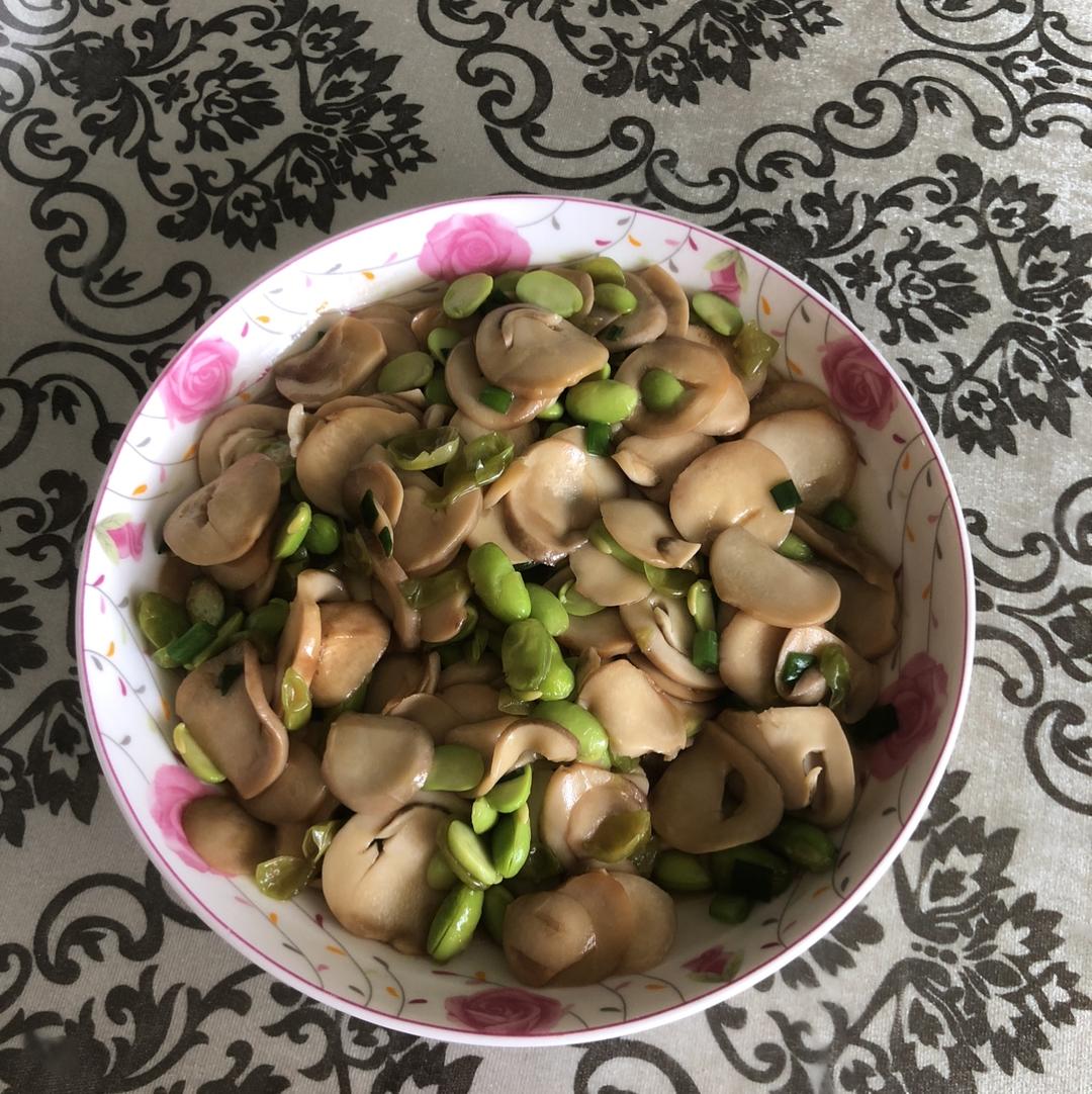 美味家常菜之草菇毛豆
