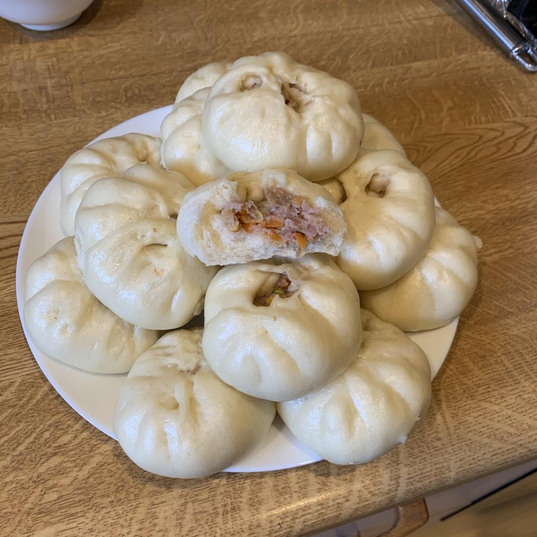 好吃多汁的肉包子肉馒头【步骤超详细】
