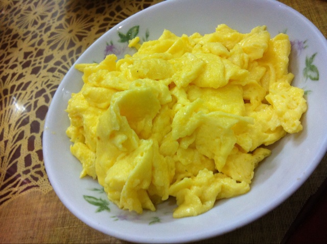 美式炒蛋 scrambled eggs