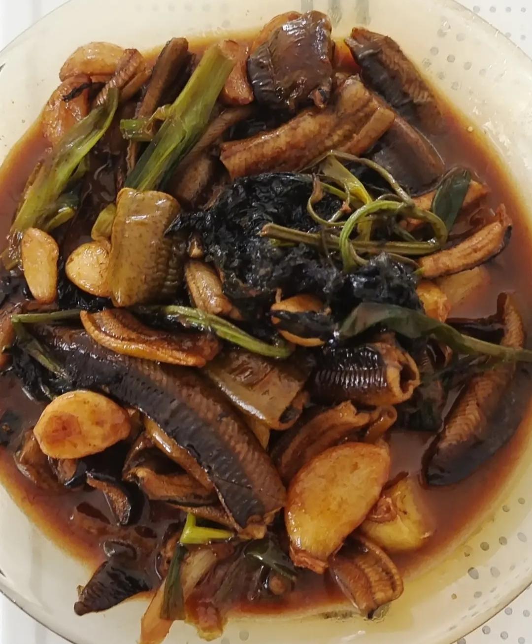 蒜焖黄鳝(新海派美善品居家餐厅菜，響食弄堂)美善品小美食谱