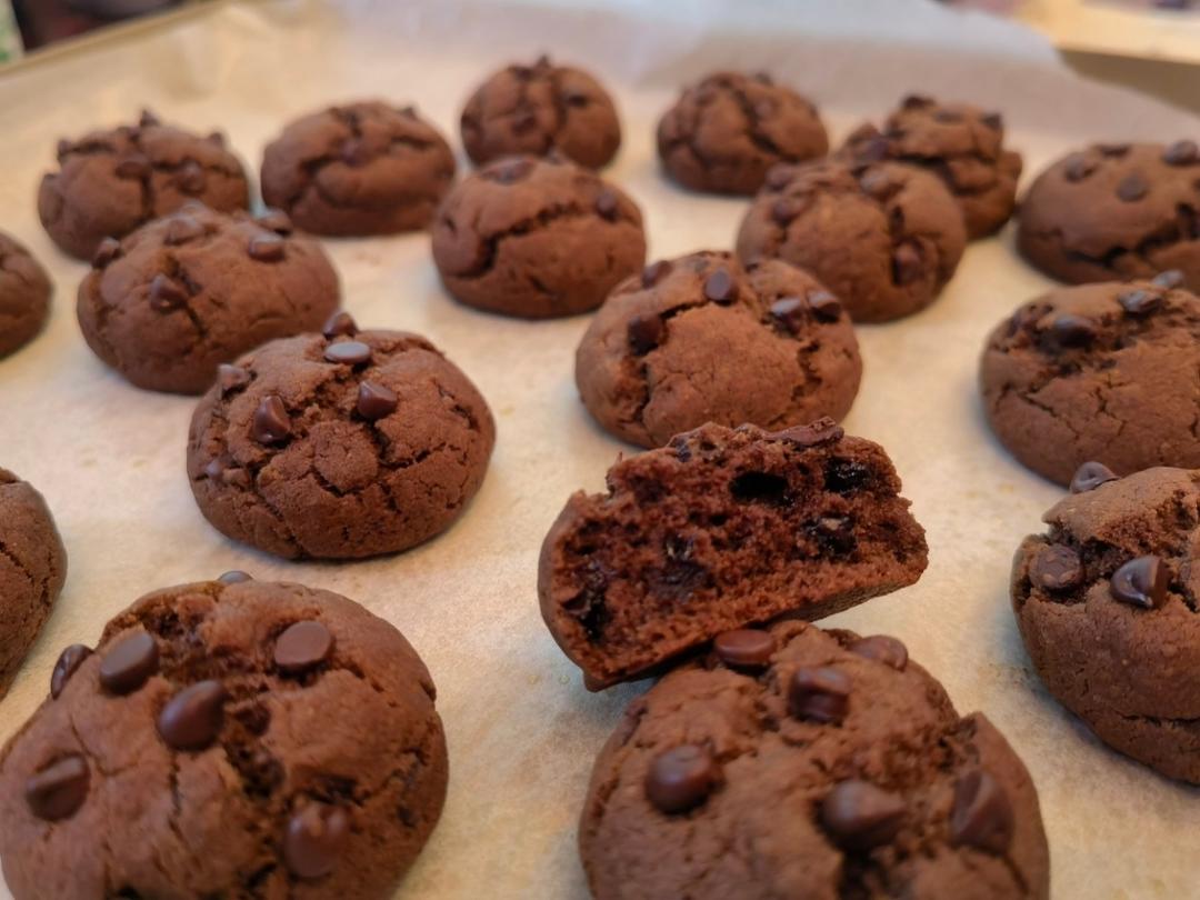 秒杀趣多多❗️巧克力坚果软曲奇饼干