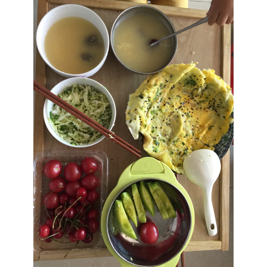 黄瓜鸡蛋早餐饼