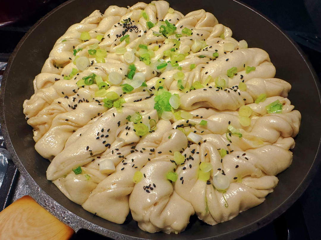 一定要做！—煎卷子【生煎花卷】