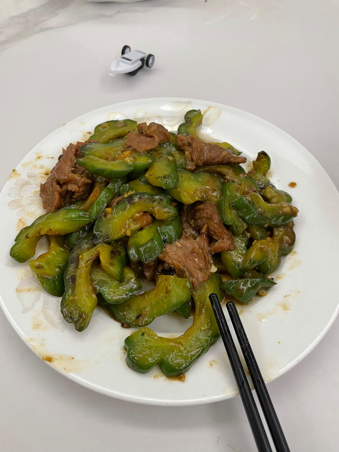 耗油苦瓜炒牛肉