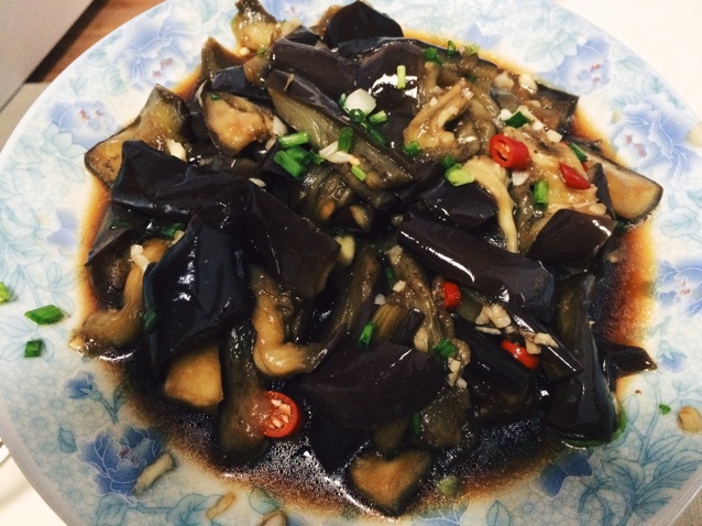 减脂好吃的蒸茄子