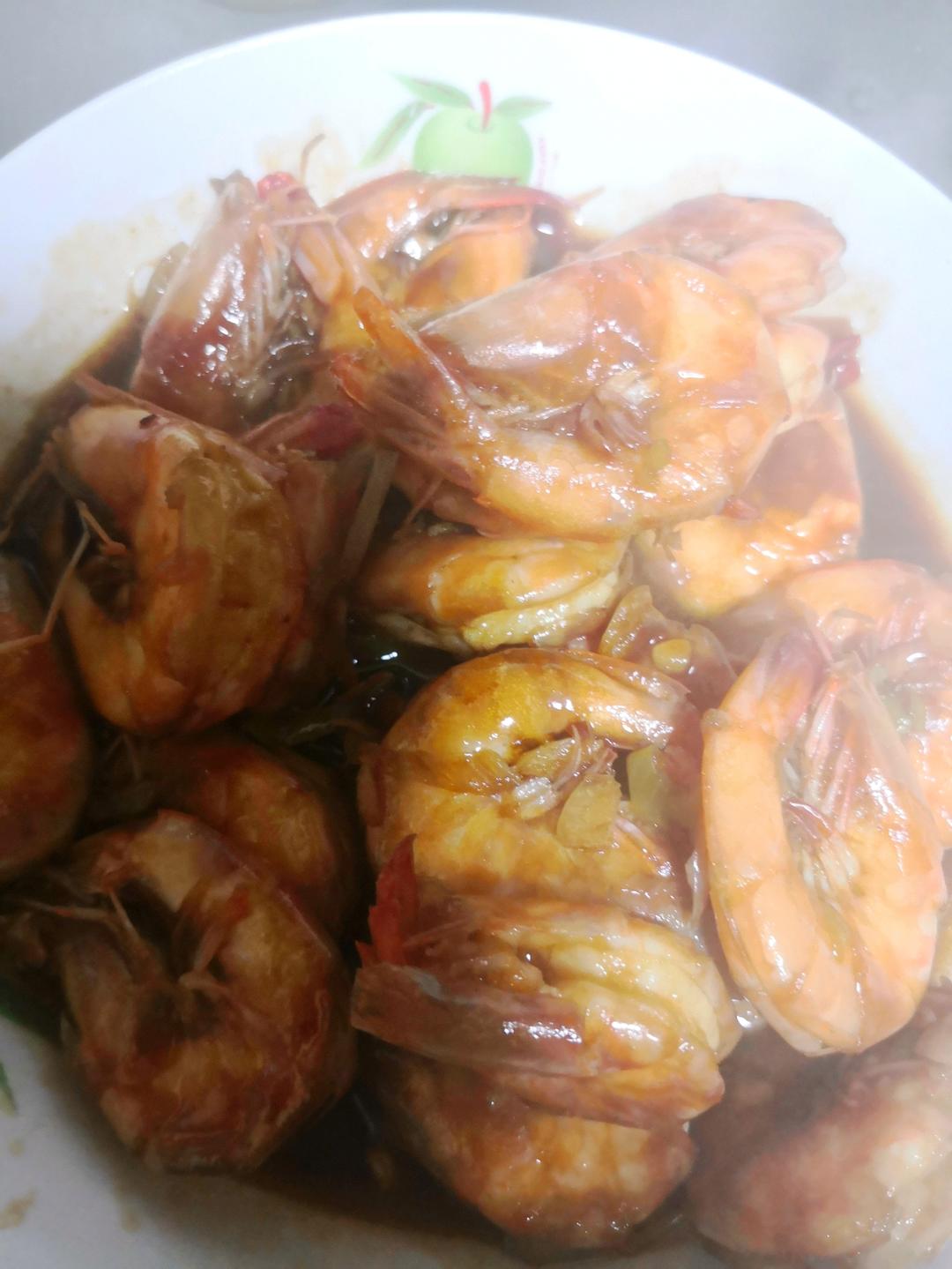 家庭版油焖大虾