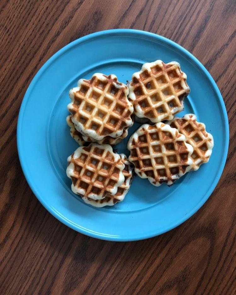 紫米华夫饼