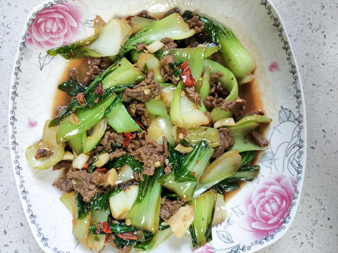青菜炒肉