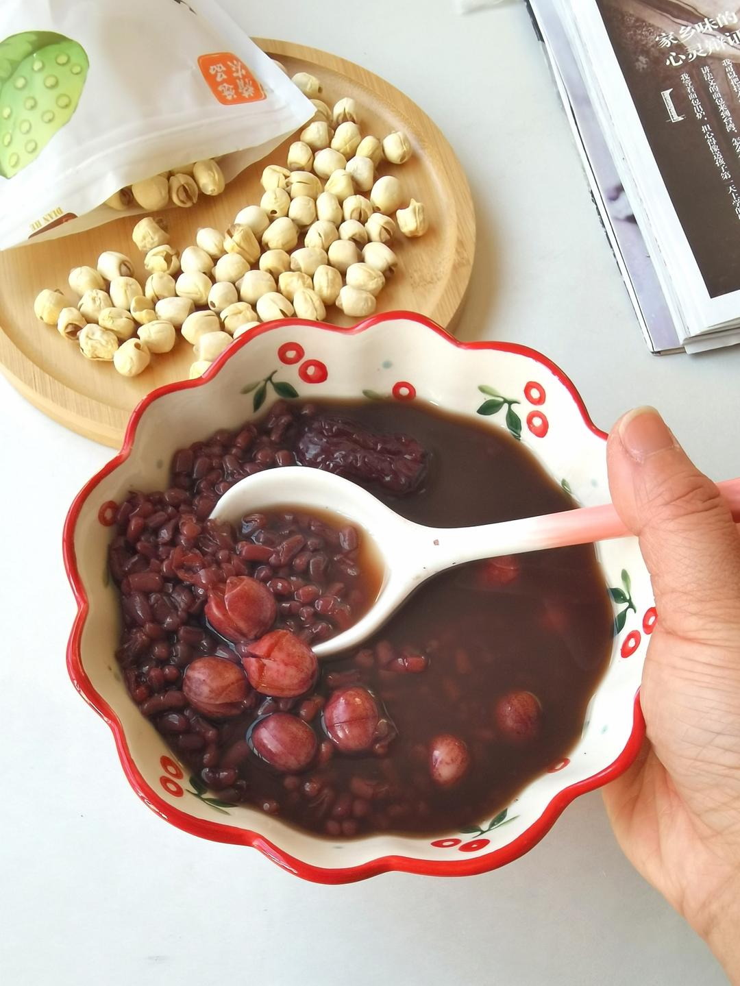 红豆莲子百合汤