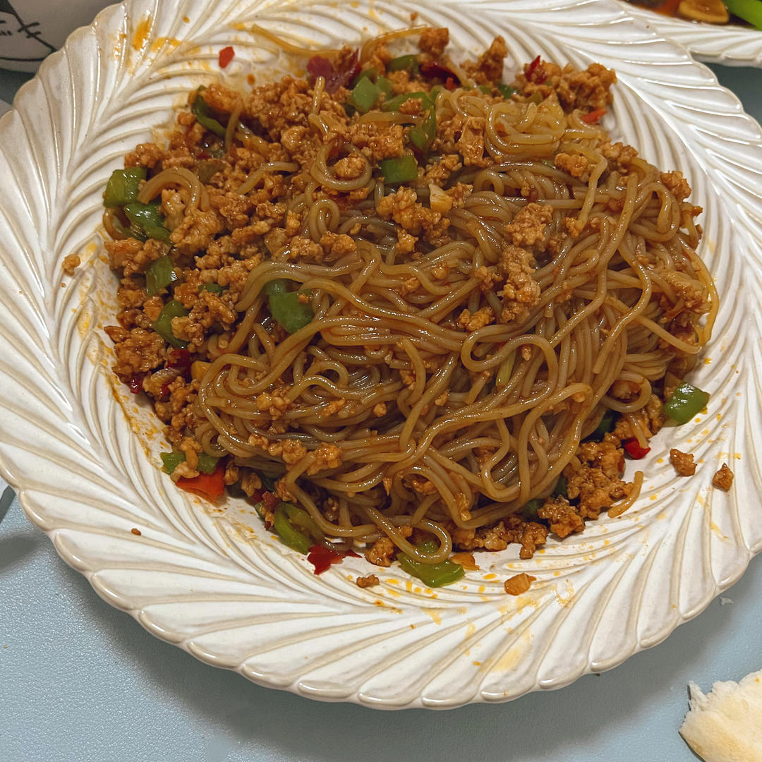 蚂蚁上树——肉沫粉条