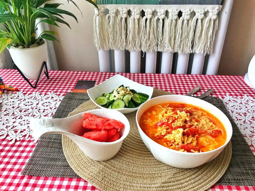 超级入味好吃的番茄鸡蛋面