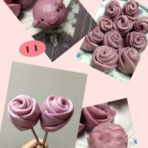 特色紫薯馒头的做法 步骤8