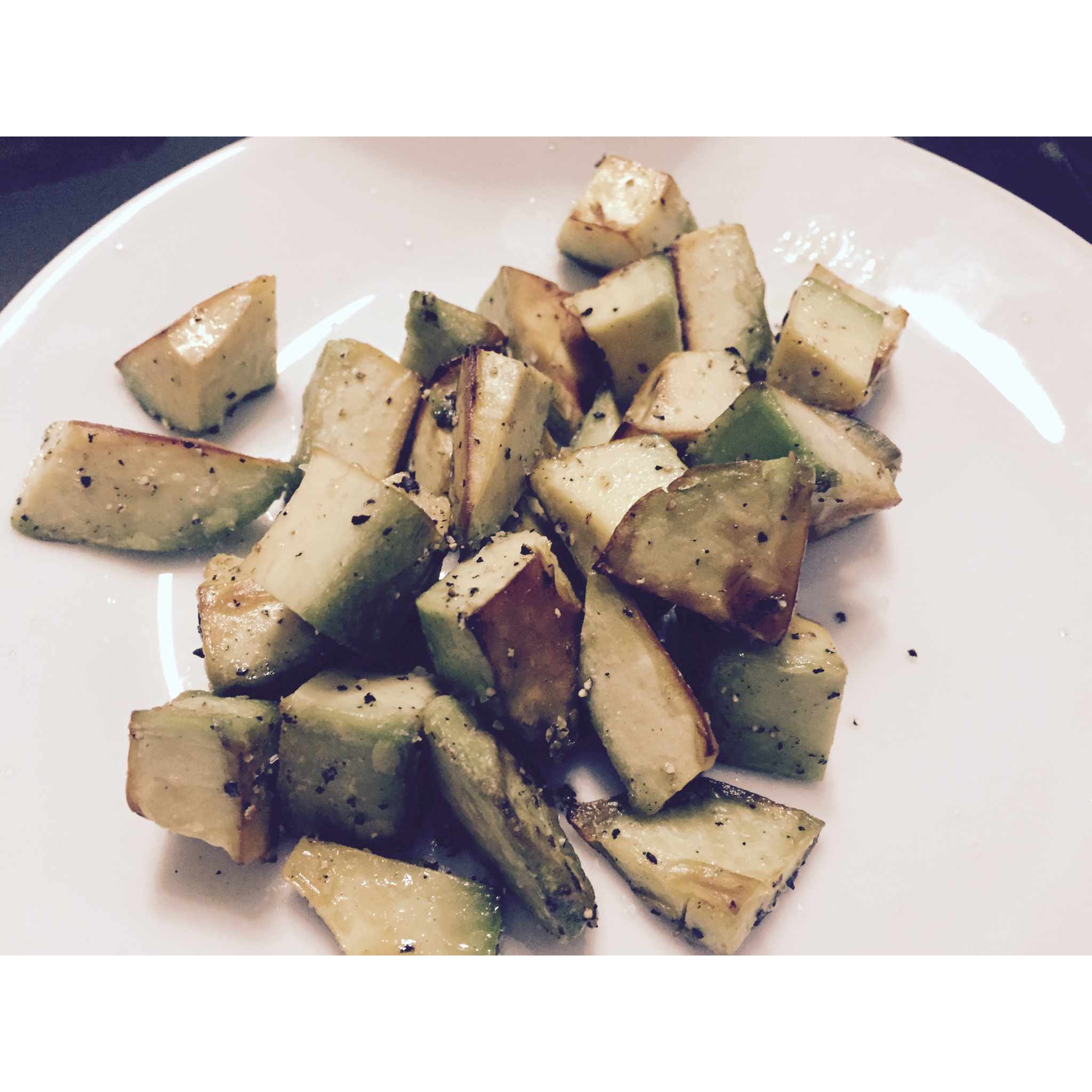 还你漂漂油煎牛油果