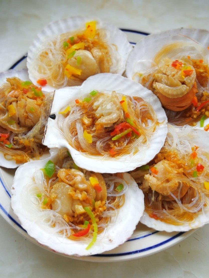 霞霞1978做的蒜蓉粉丝蒸扇贝