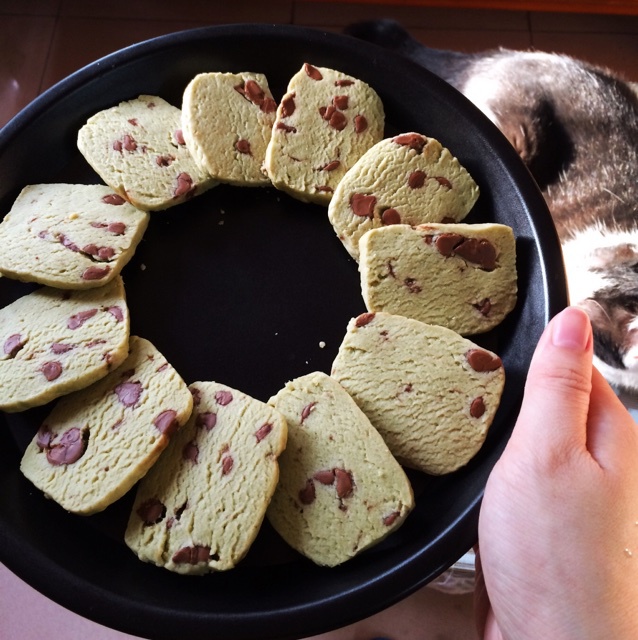 抹茶蔓越莓饼干
