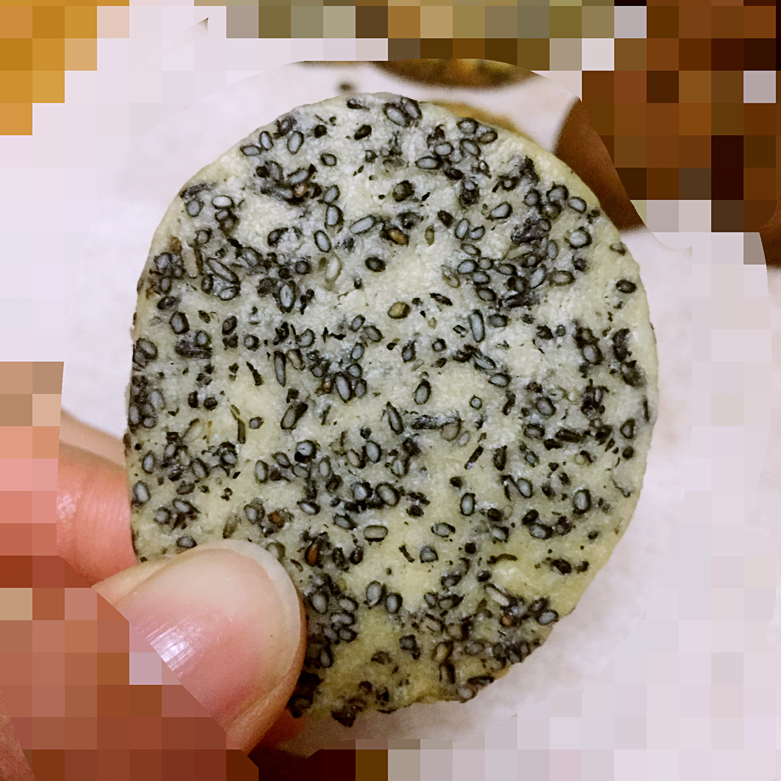 芝麻饼干
