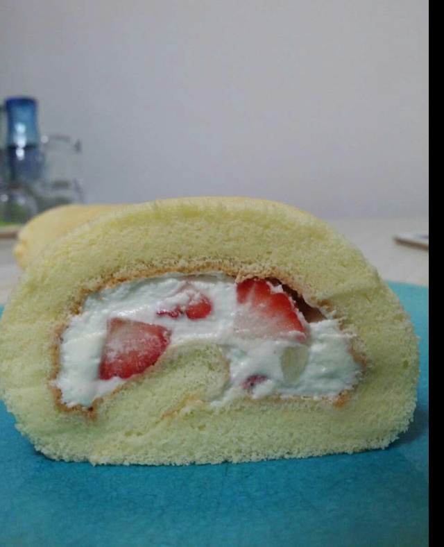 烫面戚风蛋糕卷，平凡，不平淡。