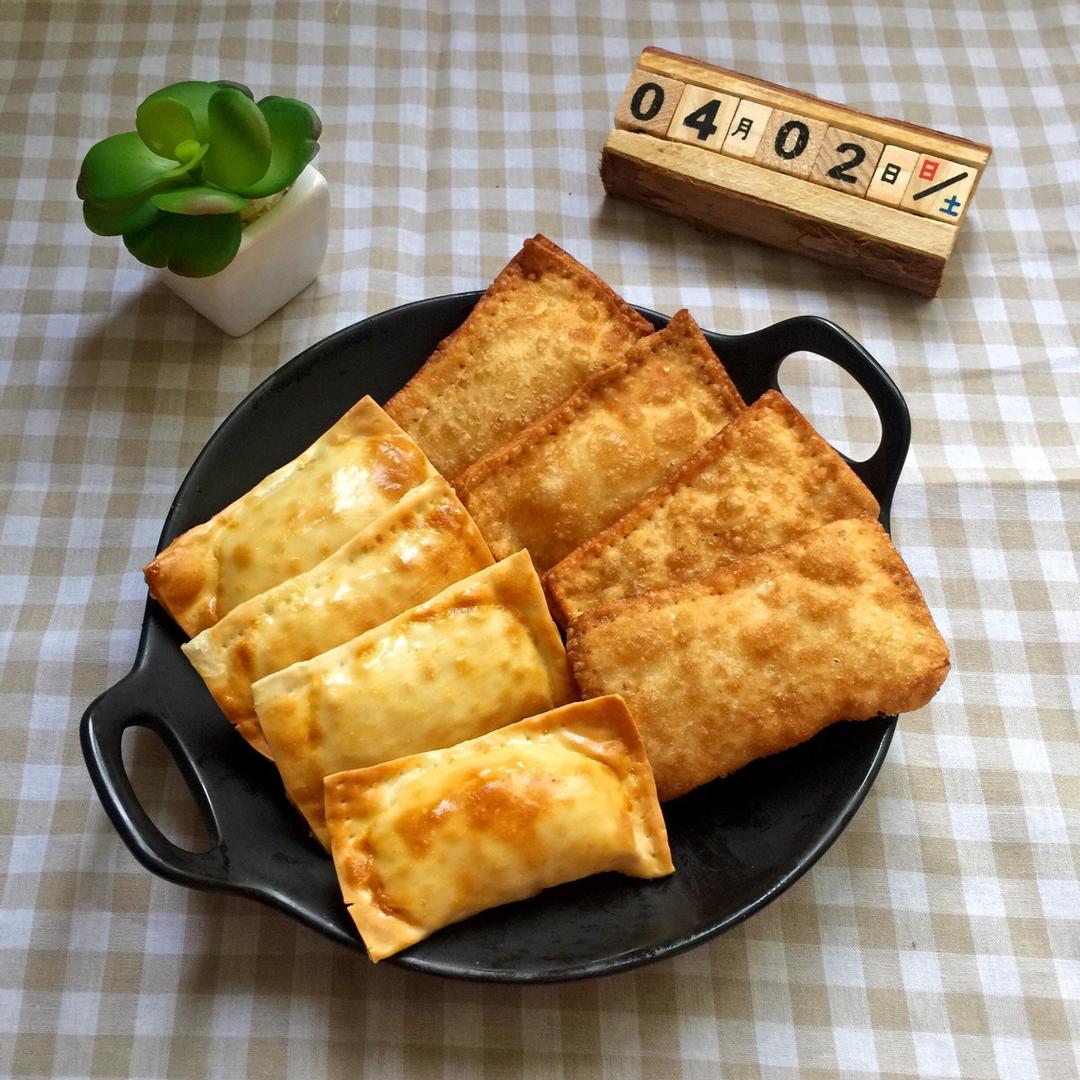 苹果派（馄饨皮版，三种做法）