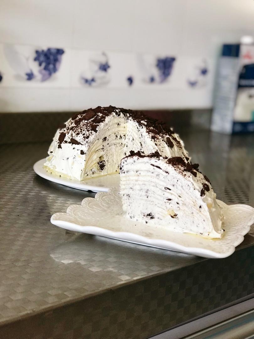 芒果千层蛋糕，100%成功告别煎皮无能