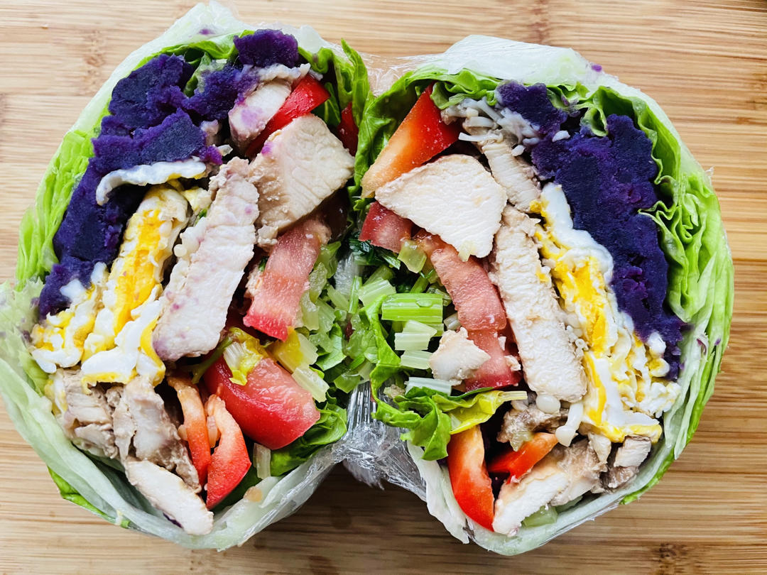 关晓彤三明治减脂！（内附保鲜膜包法！）