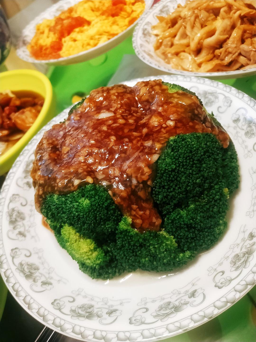 🔥好看又好吃的蒜蓉蚝油西兰花